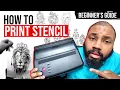 How to use a Thermal Printer to Print a Tattoo Stencil Tattooing for Beginners