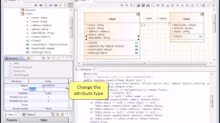 Generate Java utility methods in UML model