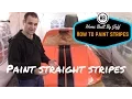 How to paint stripes on a car