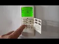 Setting time and day on a Braemar SCC Spectrolink wall controller