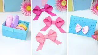 3 DIY Easy Craft Ideas: Paper Crafts, Cute Gifts and Home Decor Ideas