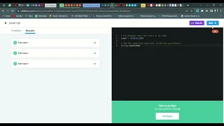 32 Level Up Introduction to Python Sololearn