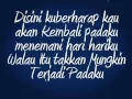 Our story - Kepergianmu kematian bagiku versi lagu