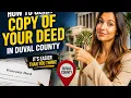 How to get a copy of your deed in Duval County