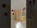 DIY bookends that hold your books AND your flowers