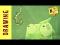 Drawing Scenes For A Short Animation A Fishing Story - LONG SpeedPaint