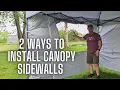 Canopy Sidewalls for 10x10 Straight Leg Canopy Tents