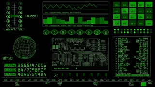 Andy Fielding - Retro SciFi Screensaver Green