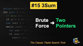 LeetCode 3Sum in Java Brute Force vs HashSet vs Two Pointers - Optimize Your Triplets