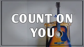 johnny drille count on you guitar tutorial