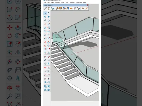 Create a glass fence with Profile Builder — Short — Nice Tower video preview