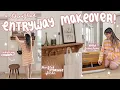 Download Lagu a fully THRIFTED ENTRYWAY MAKEOVER! get aesthetically organized with me ✨ 