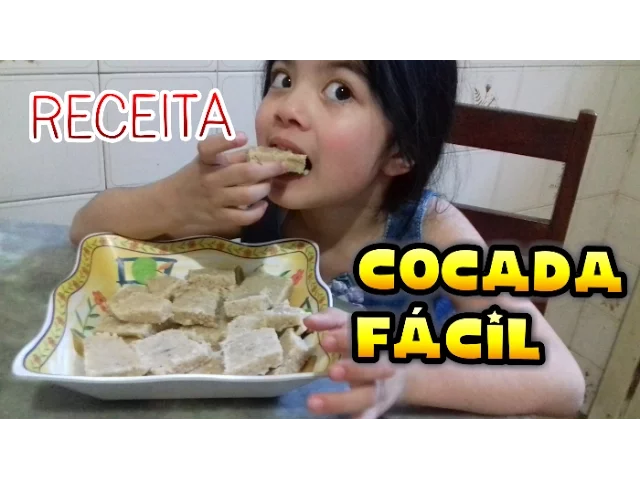 RECEITA DE COCADA COM LEITE CONDENSADO SUPER FÁCIL MÃE DA YUMI