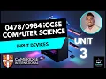 iGCSE Computer Science - Unit 3 Lesson 4 Hardware
