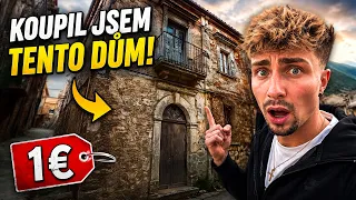 KOUPIL JSEM DŮM V ITÁLII ZA 1€.. PAK JSEM ZJISTIL JEHO MINULOST 😨🏚️