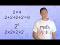 Math Antics - Exponents Intro My Edited