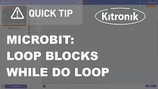 microbit MakeCode Editor - Loop Blocks