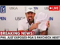 PGA Tour in CHAOS Mickelson Exposes Secret 2028 Documents Detailing Massive Player Pay Cuts