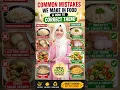 Common Food Mistakes How to Fix Them Easy Food Hacks to Save Food