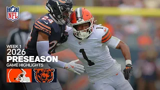 Cleveland Browns vs Chicago Bears 2026 Preseason Week 1