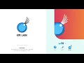 How to create an EYELASH logo in Adobe Illustrator I Logo Tutorial Speed art