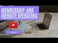 let s learn coding with me-Membership and Identity Operators in python Tamil