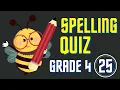 Spelling Quiz Spelling Game Grade 4 Spelling Spelling Bee Challenge