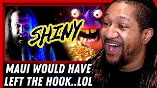 reaction to shiny moana disney metal cover by jonathan young 