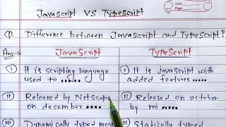 Difference Between Javascript Typescript Web Development Learn Coding