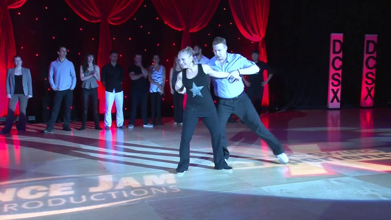 DCSX 2015 Open Strictly Final   Kyle Redd & Deborah Székely