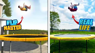 i tried flip master flips in real life