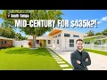 SOUTH TAMPA MID-CENTURY HOME TOUR 435K Near MacDill AFB