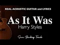 Download Lagu As It Was - Harry Styles (Acoustic Karaoke)