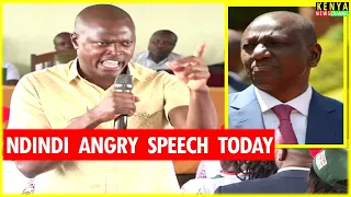 Ndindi Nyoro RISKS ARREST after he makes Allegations against Ruto in his speech today at Kiharu