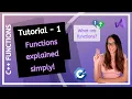 C FUNCTIONS 2025 - What are functions PROGRAMMING TUTORIAL