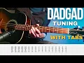 Powerful Acoustic Riffs in DADGAD Tuning (With Tabs)