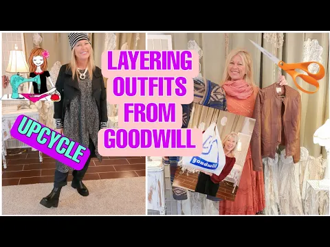 Download MP3 How to Layer & Upcycle Thrift Store Clothes / Sewing Tutorial