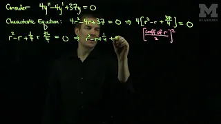 Constant Coefficient Equations with Complex Roots using Euler s Formula
