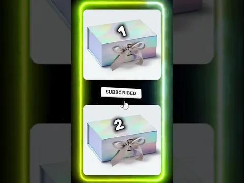 Choose your gift 🎁 1 vs 2 #gift #viral #giftbox #danishyt #chooseyourgift