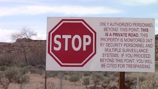 Driving up to Skinwalker Ranch
