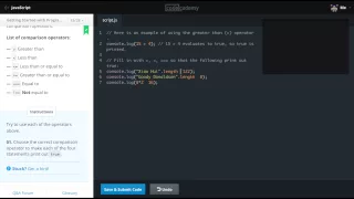 Code Academy JavaScript