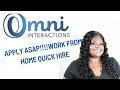 quick hire work from home