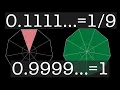 0 111 and 0 999 1 Visual Series Dissections proof without words