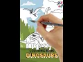Dinosaurs coloring pages for kids