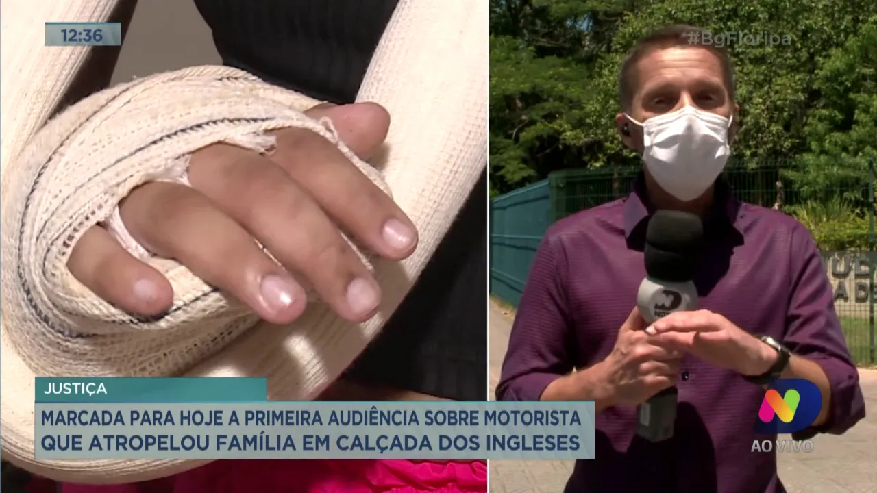 Marcada para essa segunda a primeira audiência sobre motorista que atropelou família nos Ingleses