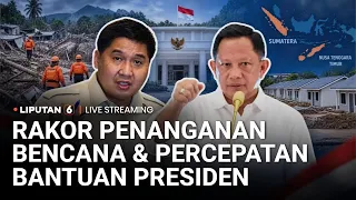 🔴LIVE |  Rakor Penanganan Bencana dan Percepatan Bantuan Presiden
