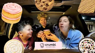 CRUMBL COOKIE REVIEW FT. Ollie & Finn!