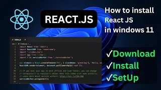 HOW TO CREATE FIRST REACT JS PROJECT WITH THE HELP OF COMMAND PROMPT