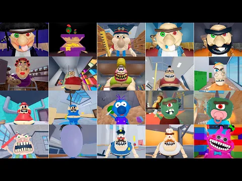 EPIC SCHOOL ESCAPE, EVIL GRANDMA, MR POP'S, TEAM SCHOOL, MISS HAPPI'S, DHUUR'S, ROBLOX JUMPSCARE'S