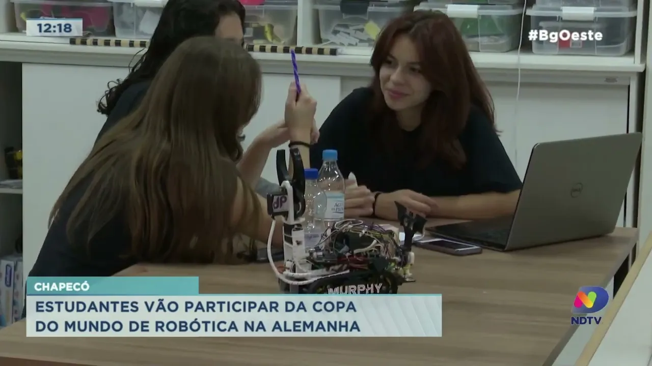 Estudantes vão participar da Copa do Mundo de Robótica na Alemanha